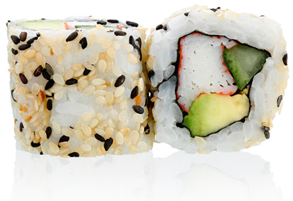 CR7 - California Roll Crabe Avocat Sauce épicée